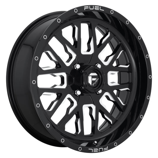 18x9 Fuel Offroad D611 Stroke Gloss Black Milled D61118906957 FLX0_O1PPR02