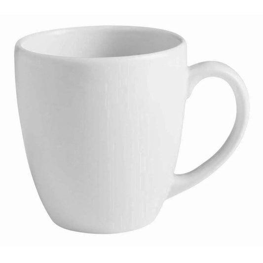 13.3 oz. Bright White Porcelain Mug,Pack of 12 LID7_L3WXJ20