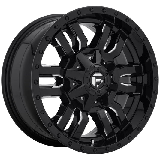 18x9 Fuel Offroad D595 Sledge Gloss Black Milled D59518909856 HTR3_Q4XJP73