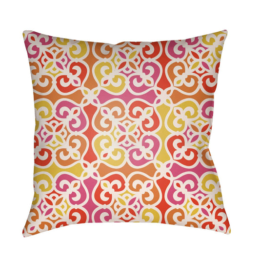 18x22 Pink and Yellow Square Throw Pillow Cover LSB0_T7EQL99