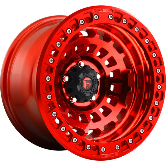 17x9 Red Wheel Fuel Zephyr D100 5x5 -38 UDQ9_F9AEK45