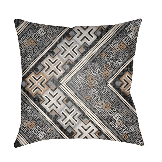 16x22 Gray and White Square Throw Pillow Cover XBU7_S6FYA96