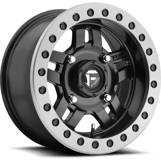 15x7 Black Wheel Fuel Anza D917 4x110 13 TTV2_S8XYE73