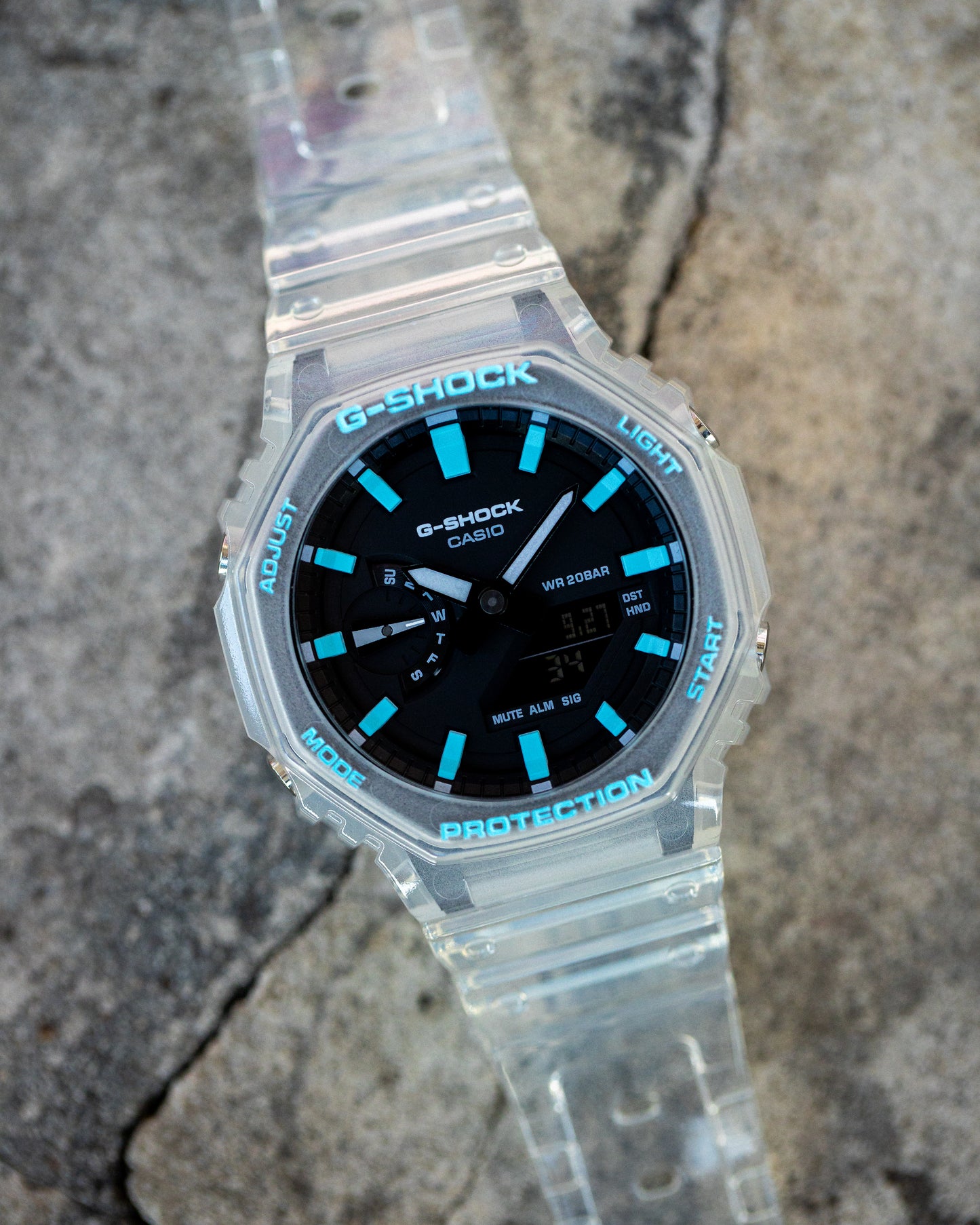 G-Shock CasiOak JellyFish Caribbean Blue